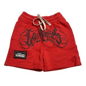 Nununu LA Sweatshorts in Washed Red